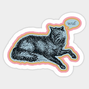 Wuf Sticker